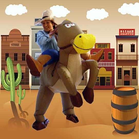 disfraz hinchable vaquero