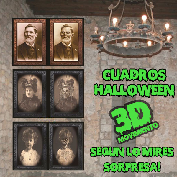 cuadros decoración fiesta halloween